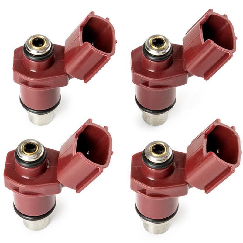 4PCS Fuel Injector 6D8-13761-00-00 For Yamaha OutBoard 80 BEL 75-90HP 4-Stroke Replacement 6D8-13761-00 6D8137610000 4PCS